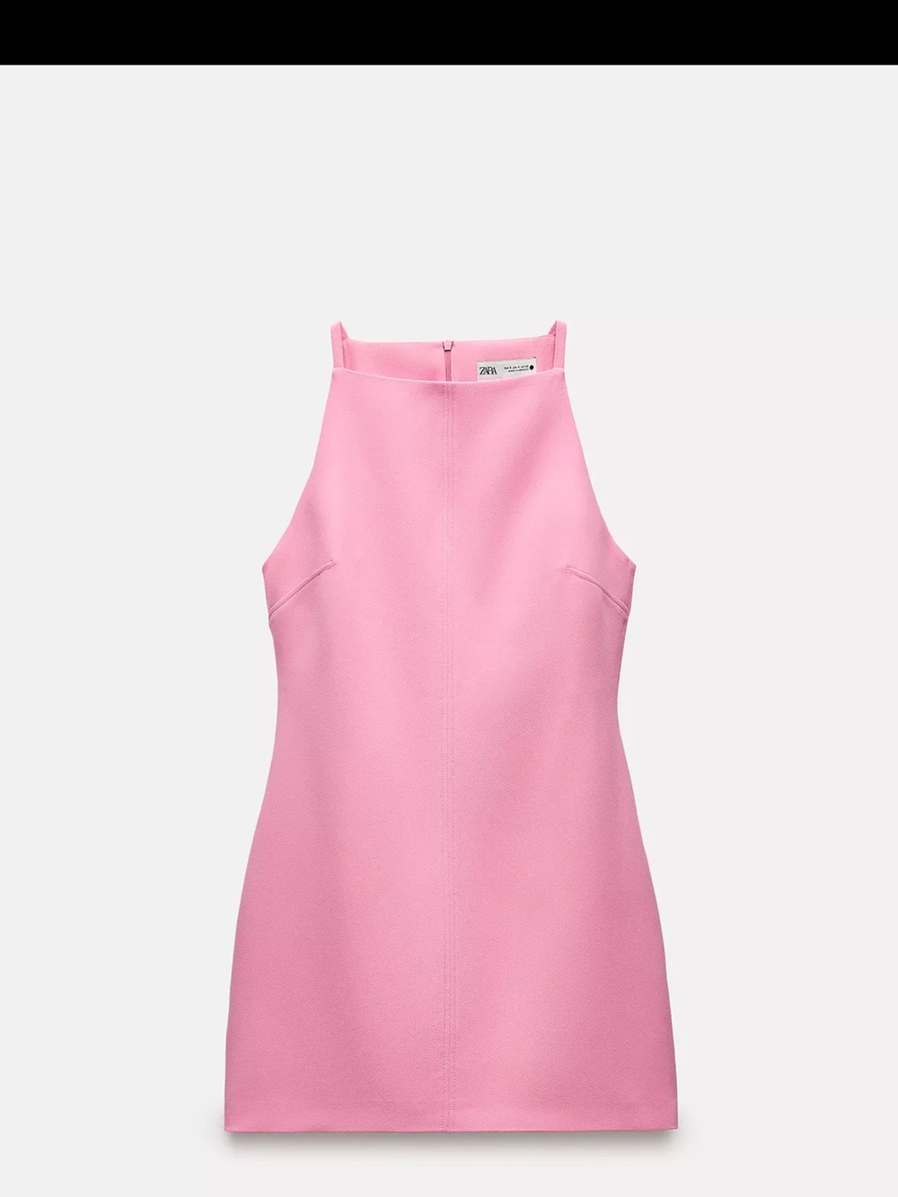 Zara Pink Halter Mini Dress